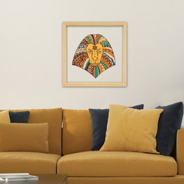 Wallity Cuadro Decorativo Enmarcado Multicolor 32 x 32 cm